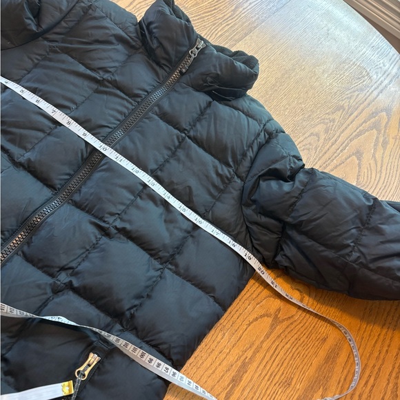 Eddie Bauer long black ultralight  down puffer coat Women’s S great for travel - Picture 7 of 14